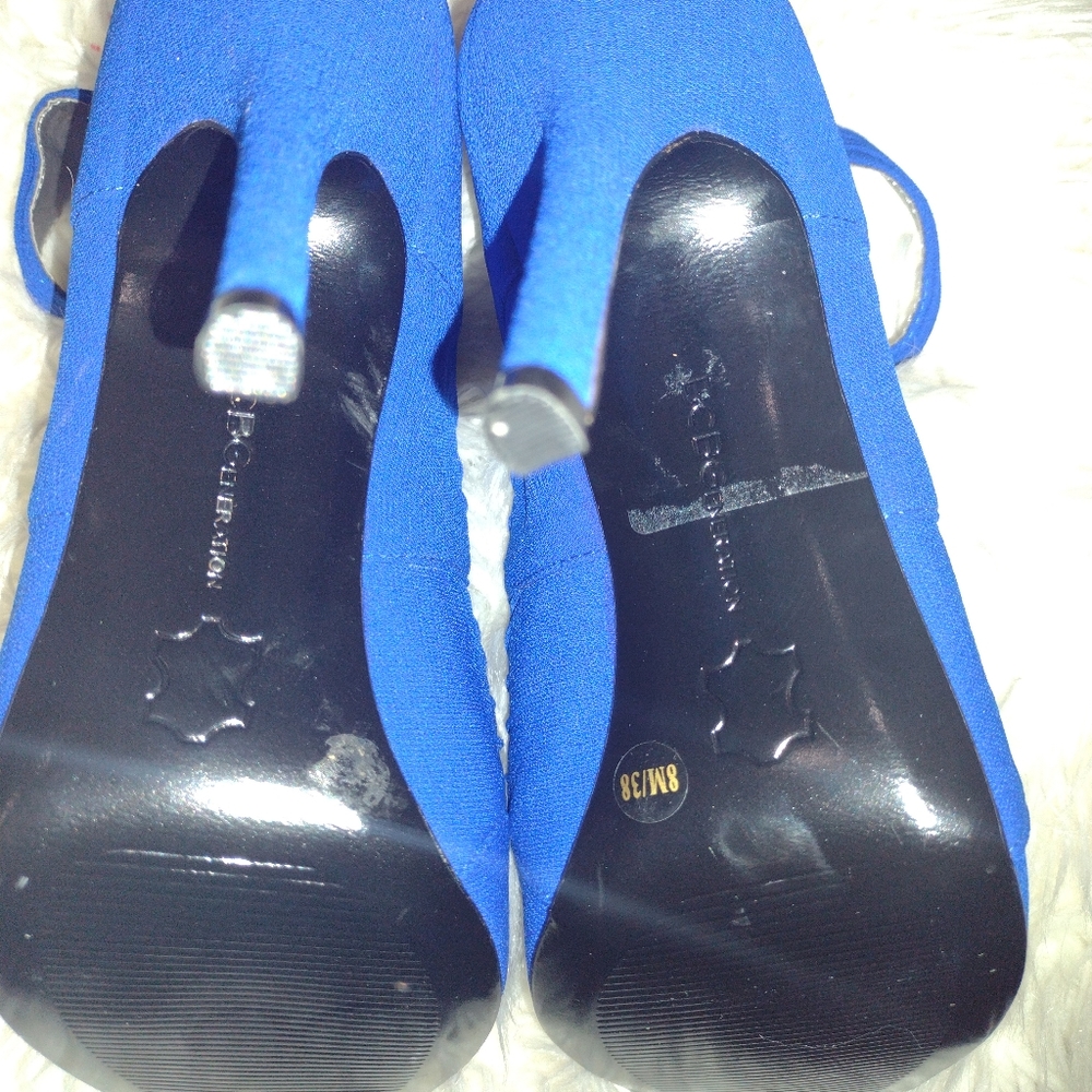 Blue BCBGeneration Heels. - Picture 2 of 3